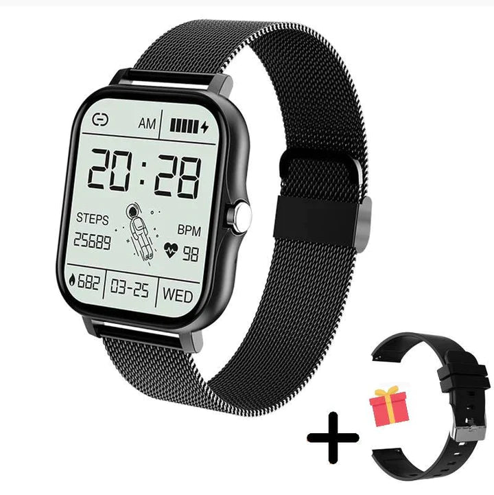 NovaVel Luma Women's Smartwatch With Fitness Tracker, Sleek Touchscreen
