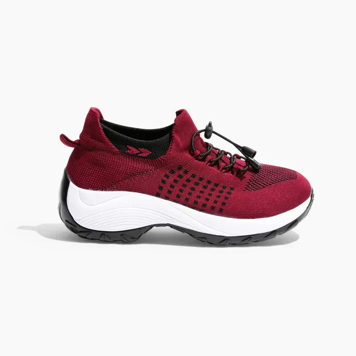 Sneakers da donna Elara comode con supporto elastico e calzata aderente