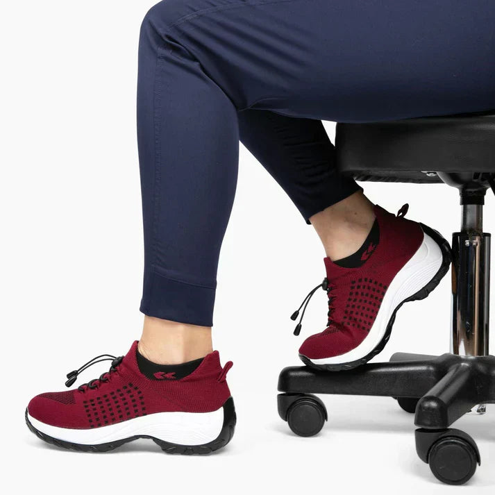 Sneakers da donna Elara comode con supporto elastico e calzata aderente