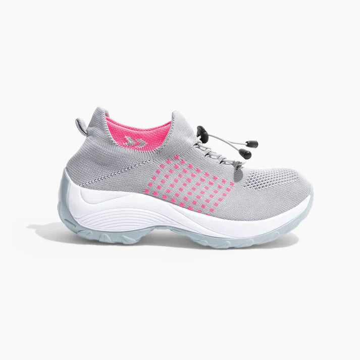 Sneakers da donna Elara comode con supporto elastico e calzata aderente
