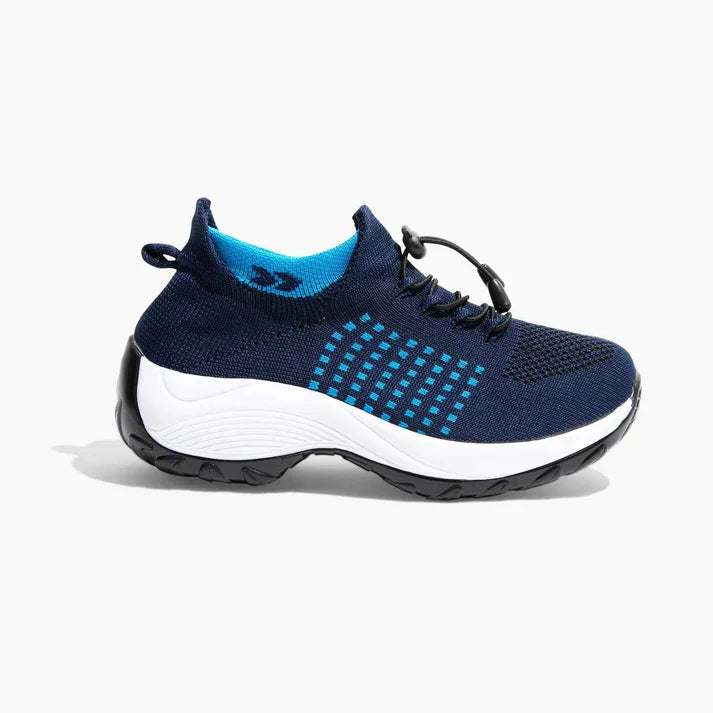 Sneakers da donna Elara comode con supporto elastico e calzata aderente