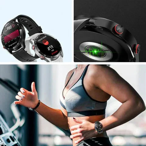 NexPulse Pro -puettava NFC-laite 1,45 tuuman näytöllä terveydentilan seurantaan