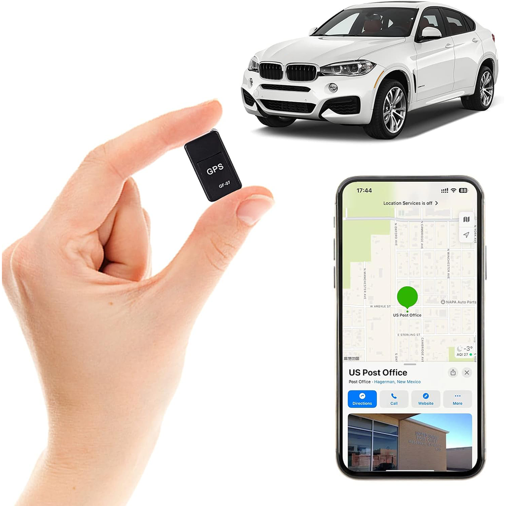 Miniaturní magnetický GPS lokátor do vozidla se sledováním v aplikaci v reálném čase