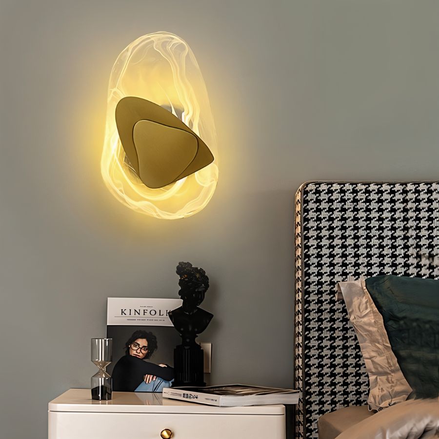Luz de Parede Aurora Veil para Ambiente Etéreo e Decoração Moderna