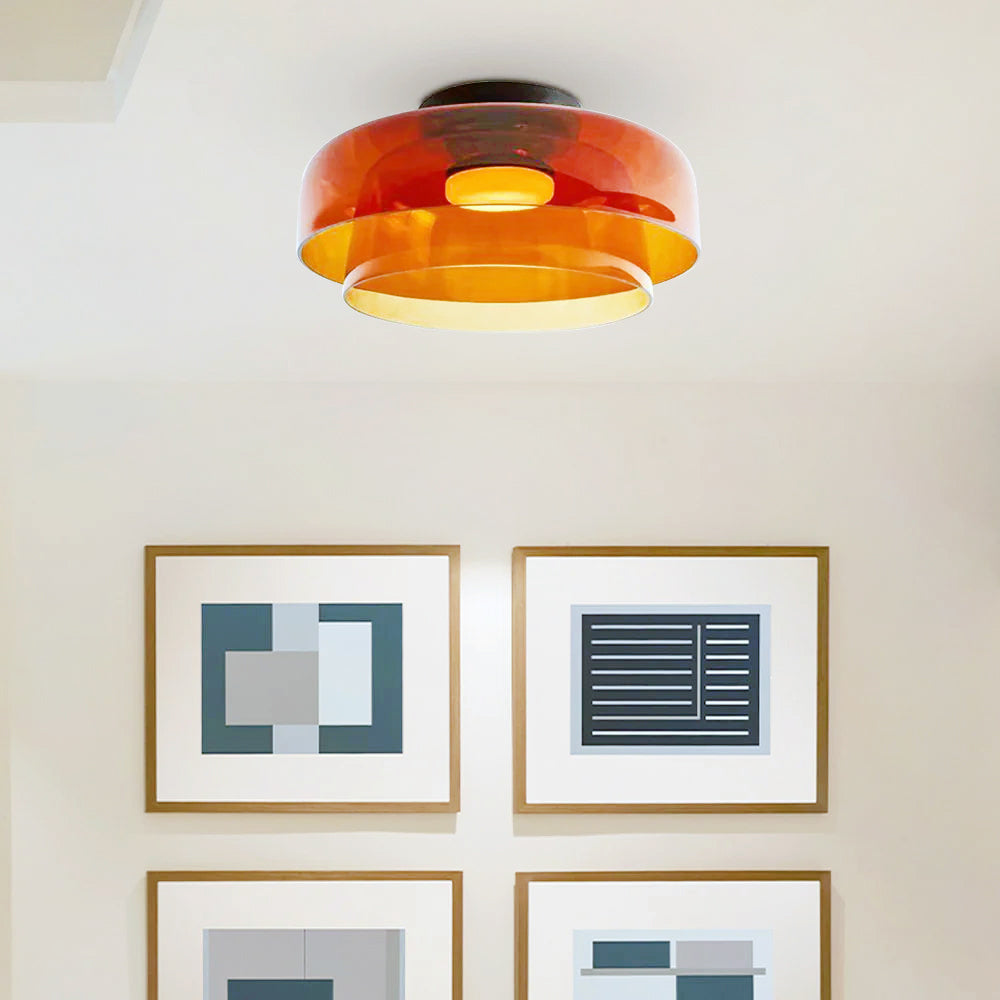 Aria Modern Simple Creative Glass Flush Mount Ceiling Light | Fioriscas