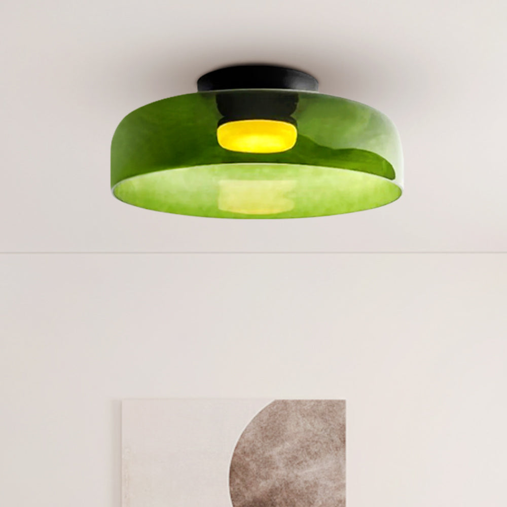 Aria Modern Simple Creative Glass Flush Mount Ceiling Light | Fioriscas