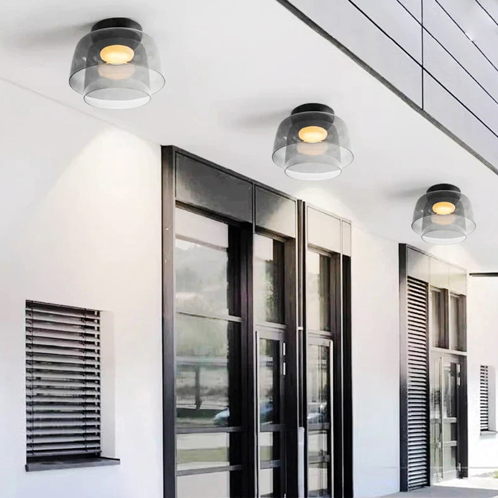 Aria Modern Simple Creative Glass Flush Mount Ceiling Light | Fioriscas