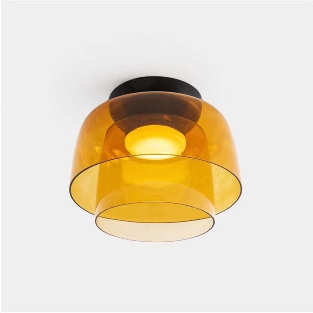 Aria Modern Simple Creative Glass Flush Mount Ceiling Light | Fioriscas