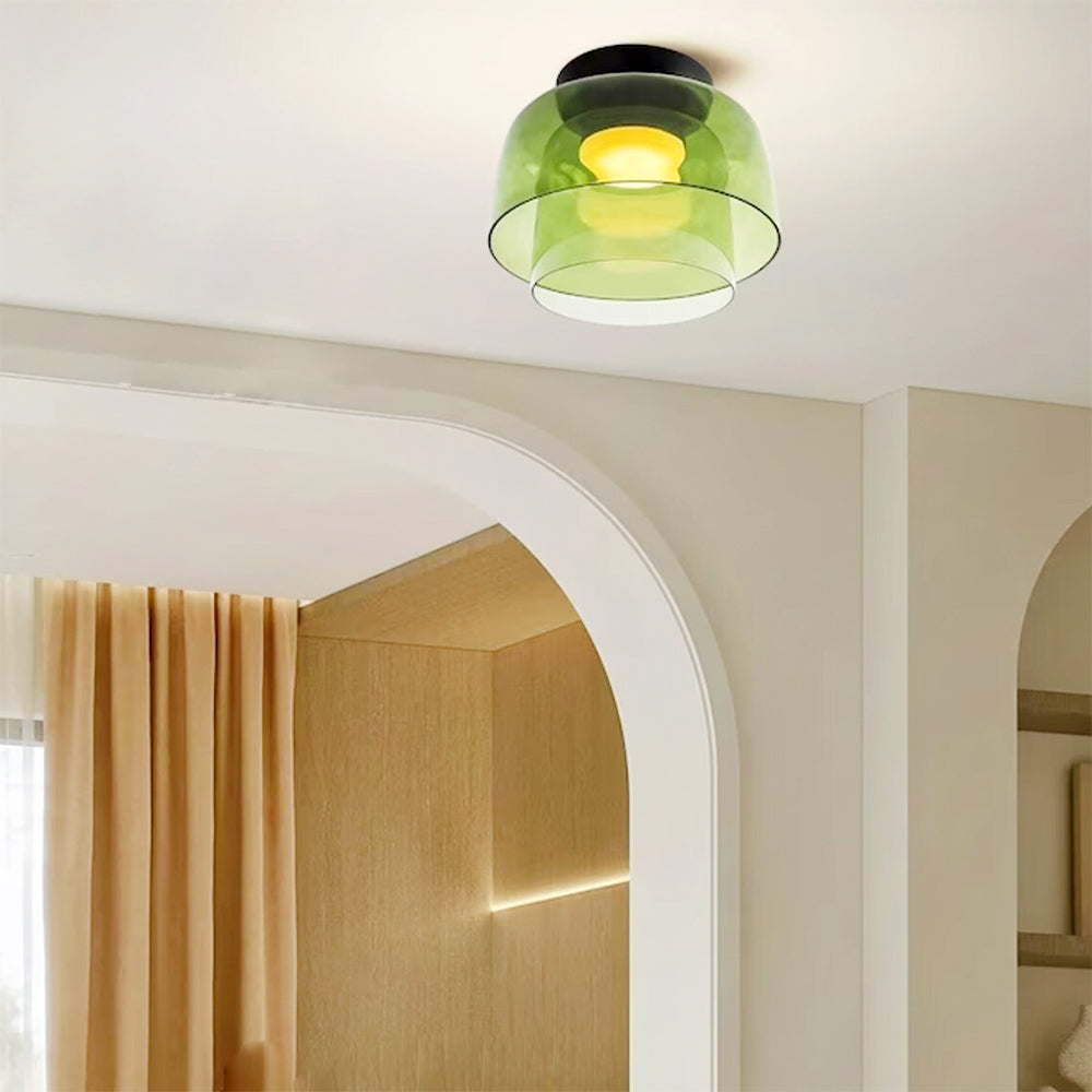 Aria Modern Simple Creative Glass Flush Mount Ceiling Light | Fioriscas