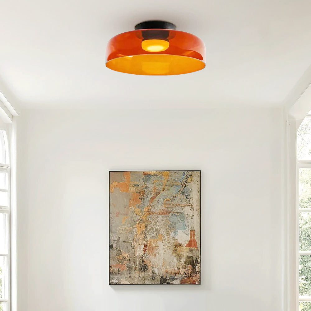 Aria Modern Simple Creative Glass Flush Mount Ceiling Light | Fioriscas