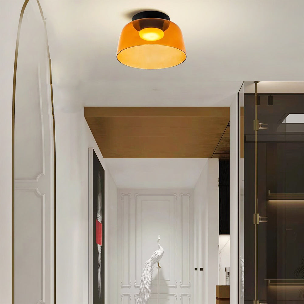 Aria Modern Simple Creative Glass Flush Mount Ceiling Light | Fioriscas