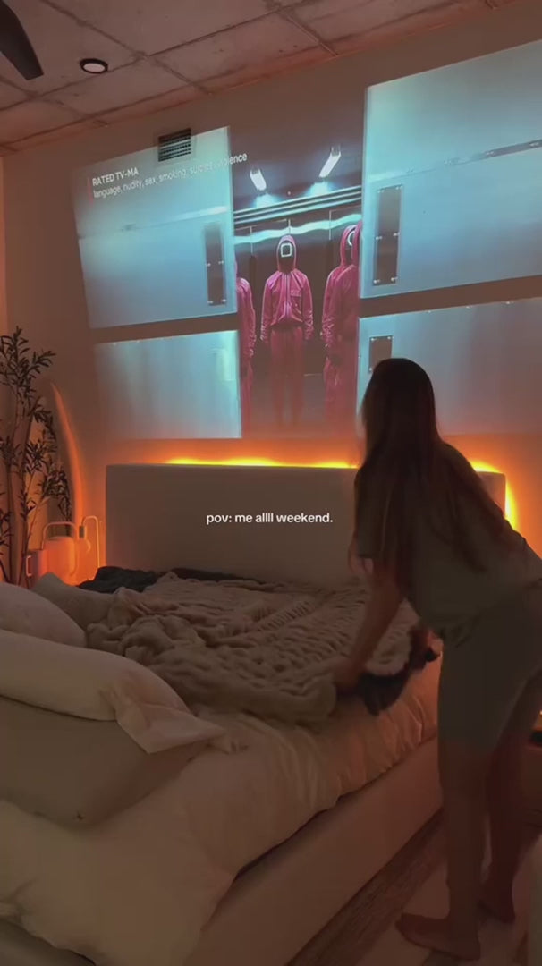 LumaCore Retro herní projektor, vestavěná knihovna, dva ovladače