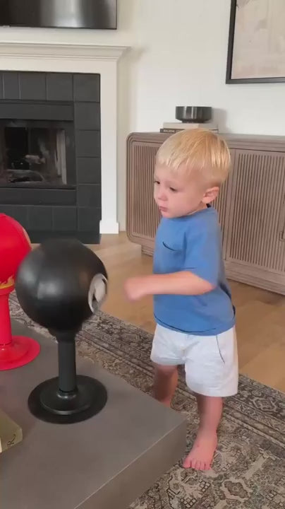 Suction-Mounted Punching Ball Made For Kids' Active Play