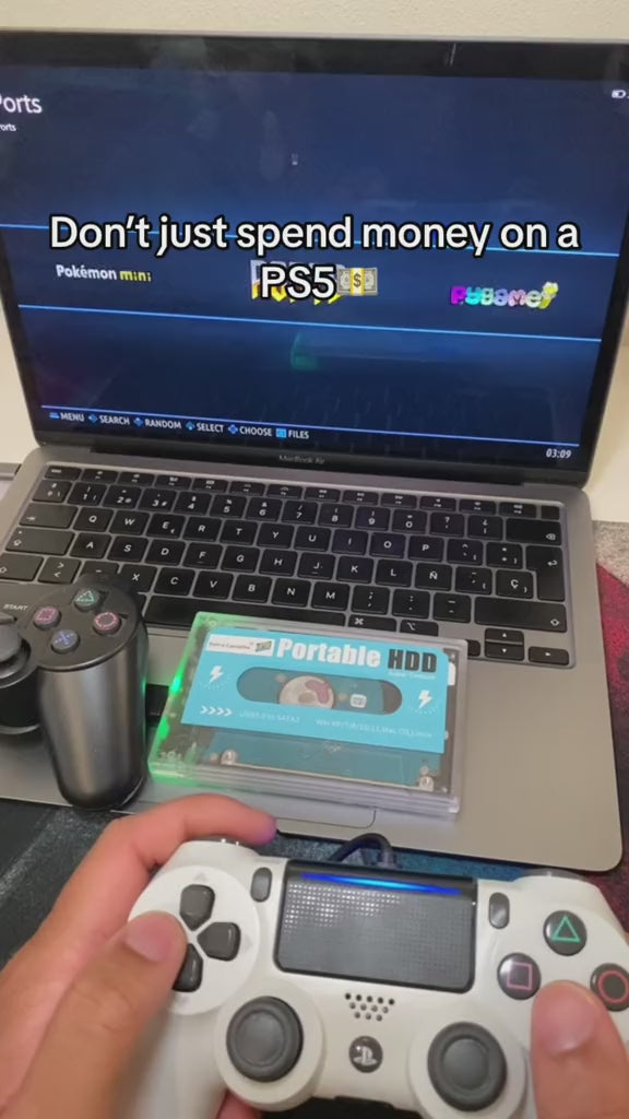 Aurora Retro Spelkonsol, över 110 000 förinstallerade klassiska titlar