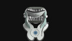 Collar de tracción cervical inflable con soporte de aire de 8 cámaras