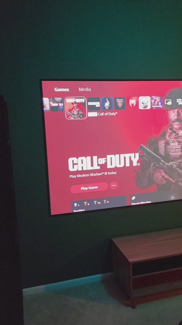 LumaCore Retro herní projektor, vestavěná knihovna, dva ovladače