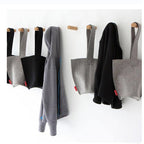 Natural Wood Coat Hook, Wall-Mounted, Three Sizes and Colors