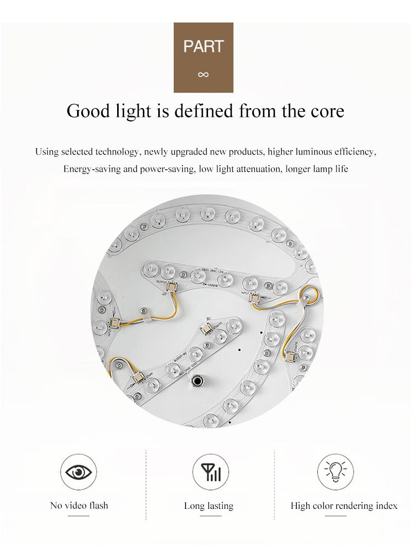 Lámpara de techo Zentra TriLight, 3000 K/4000 K/5000 K, de superficie o colgante