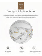 Lámpara de techo Zentra TriLight, 3000 K/4000 K/5000 K, de superficie o colgante