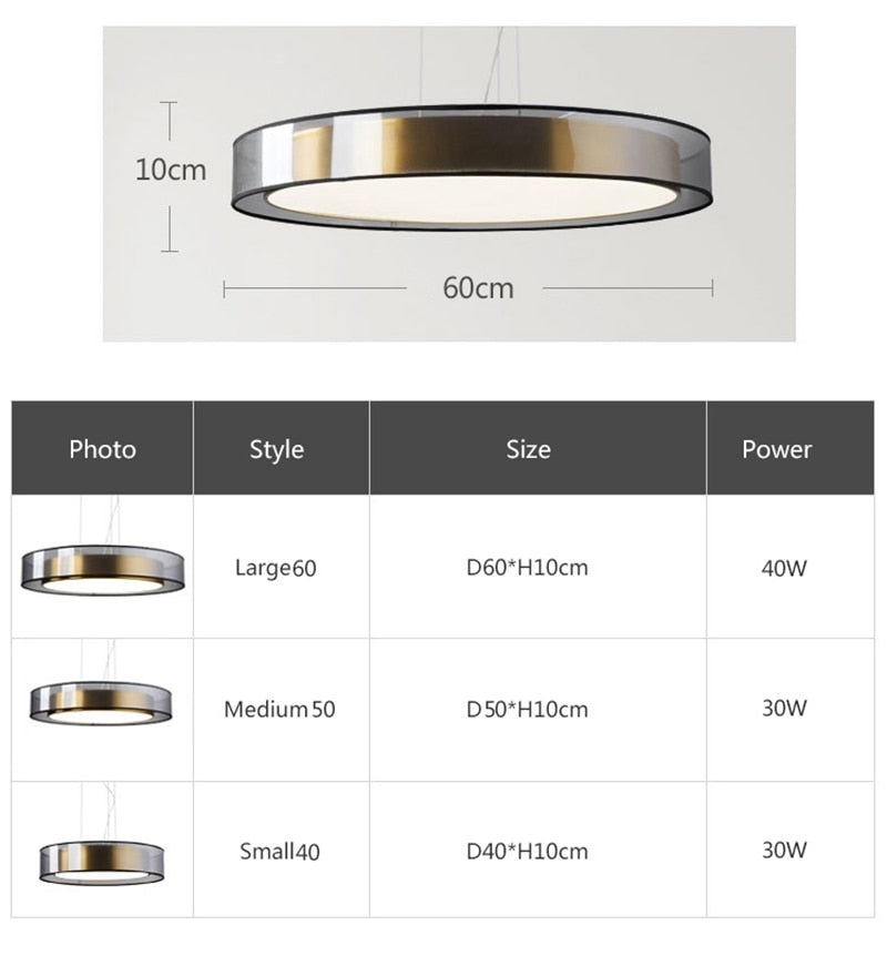 Lámpara de techo Zentra TriLight, 3000 K/4000 K/5000 K, de superficie o colgante