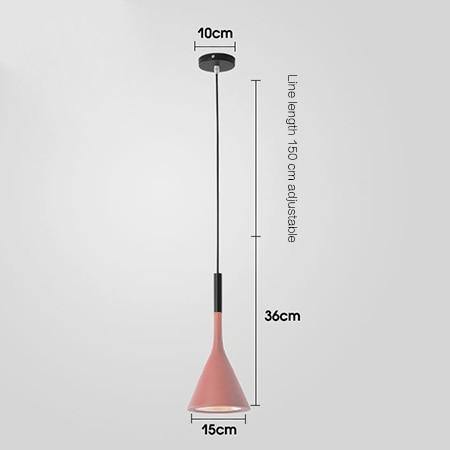 Kegleskærm Pendel, Nordisk Design til Spise- og Entréområder