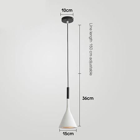 Kegleskærm Pendel, Nordisk Design til Spise- og Entréområder