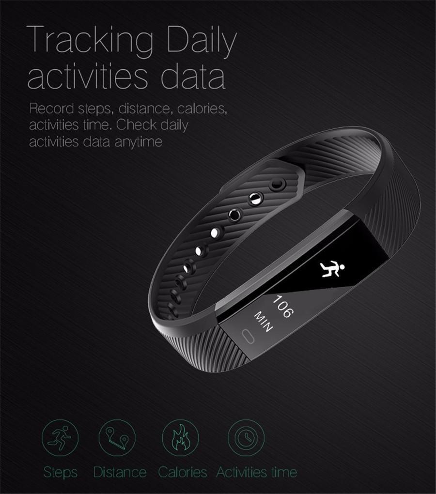 Kompakte Fitness-Tracking-Smartwatch von Kirrea mit täglichem Aktivitätsmonitor