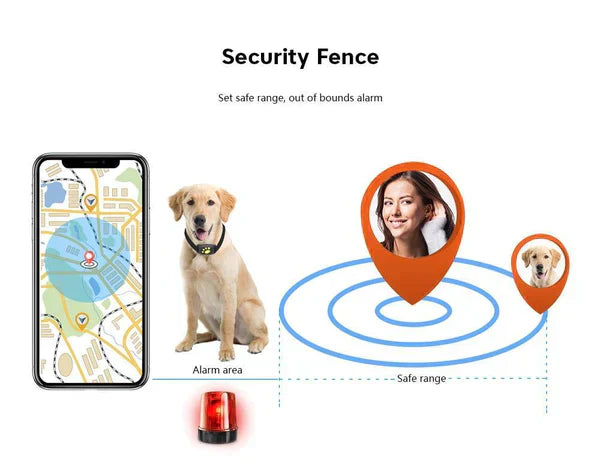 PawGuard GPS-kissaseurain mikrosirutunnisteella ja reaaliaikaisilla sijaintihälytyksillä