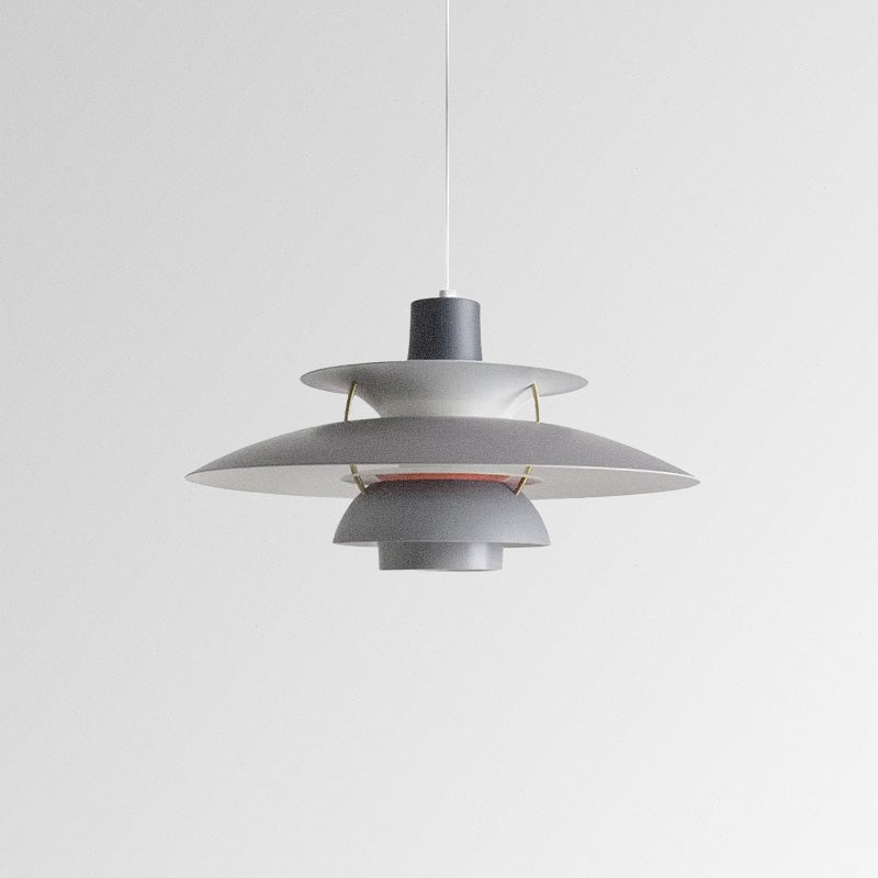 Petal Pendant Light, Danish-Inspired Iron Frame, 3 Sizes
