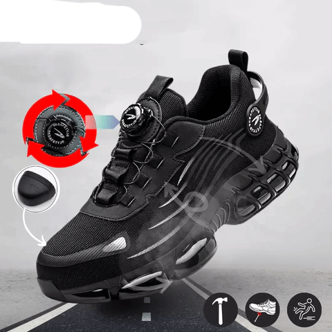 Męskie buty robocze, konstrukcja podeszwy StratoStride umożliwiająca szybką wymianę