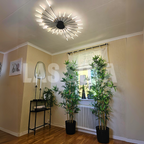Asterra Albina Metal & Acrylic Flush Ceiling Light, 12W to 42W LED