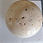 Asterra Travertine Wall Light, Cream Finish, Nordic Minimalist Style