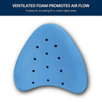 KneeEase Pro Cooling Gel Memory Foam Knee Pillow For Sleep