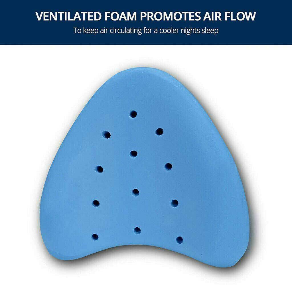 KneeEase Pro Cooling Gel Memory Foam Knee Pillow For Sleep