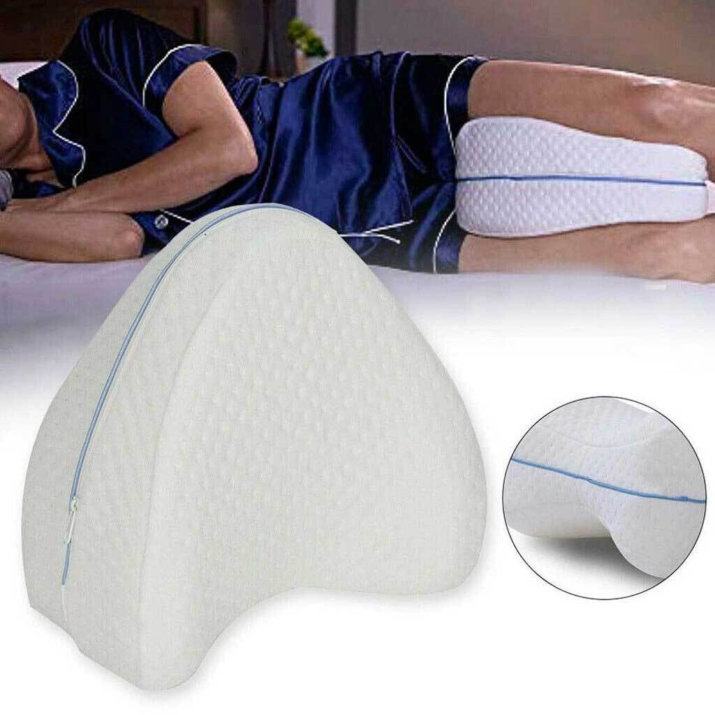 KneeEase Pro Cooling Gel Memory Foam Knee Pillow For Sleep