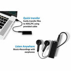 Gravador de voz USB de 8 GB para reuniões, notas e reprodução em movimento