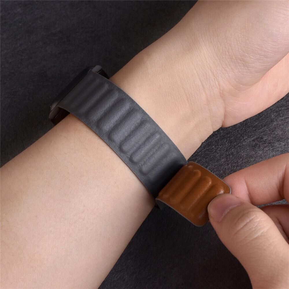 Apple Watch læderrem med link, Kerrin magnetisk lukningrem