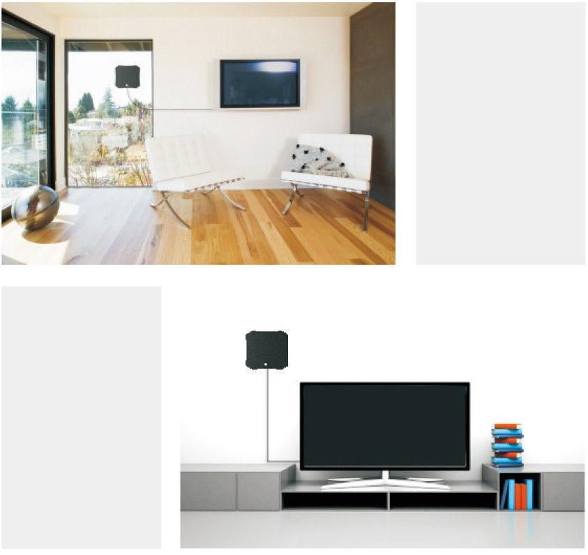 Vnitřní HDTV anténa NovaLeaf Pro, připravená na 4K, s vysokým ziskem příjmu