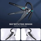 AeroPeak Summit Wireless Bluetooth Headset with Dual-Mic Noise Cancellation