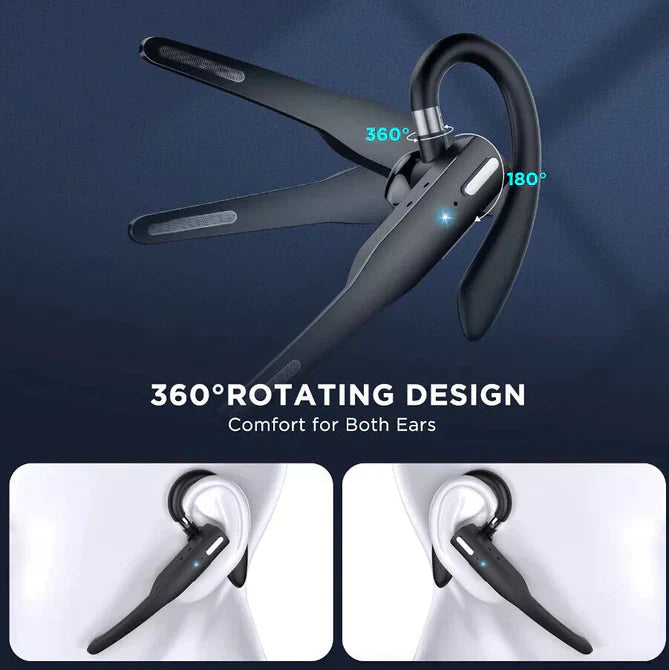 AeroPeak Summit Wireless Bluetooth Headset with Dual-Mic Noise Cancellation