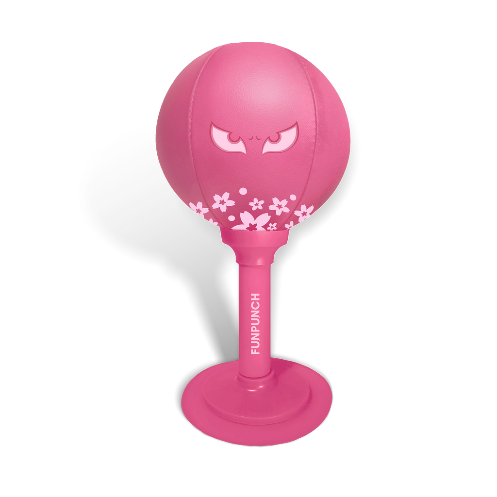 Suction-Mounted Punching Ball Made For Kids' Active Play