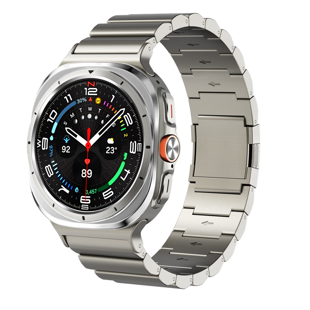 Correa de reloj Vireo Titanium 2.0 para Samsung Galaxy Watch Ultra, recubierta con DLC
