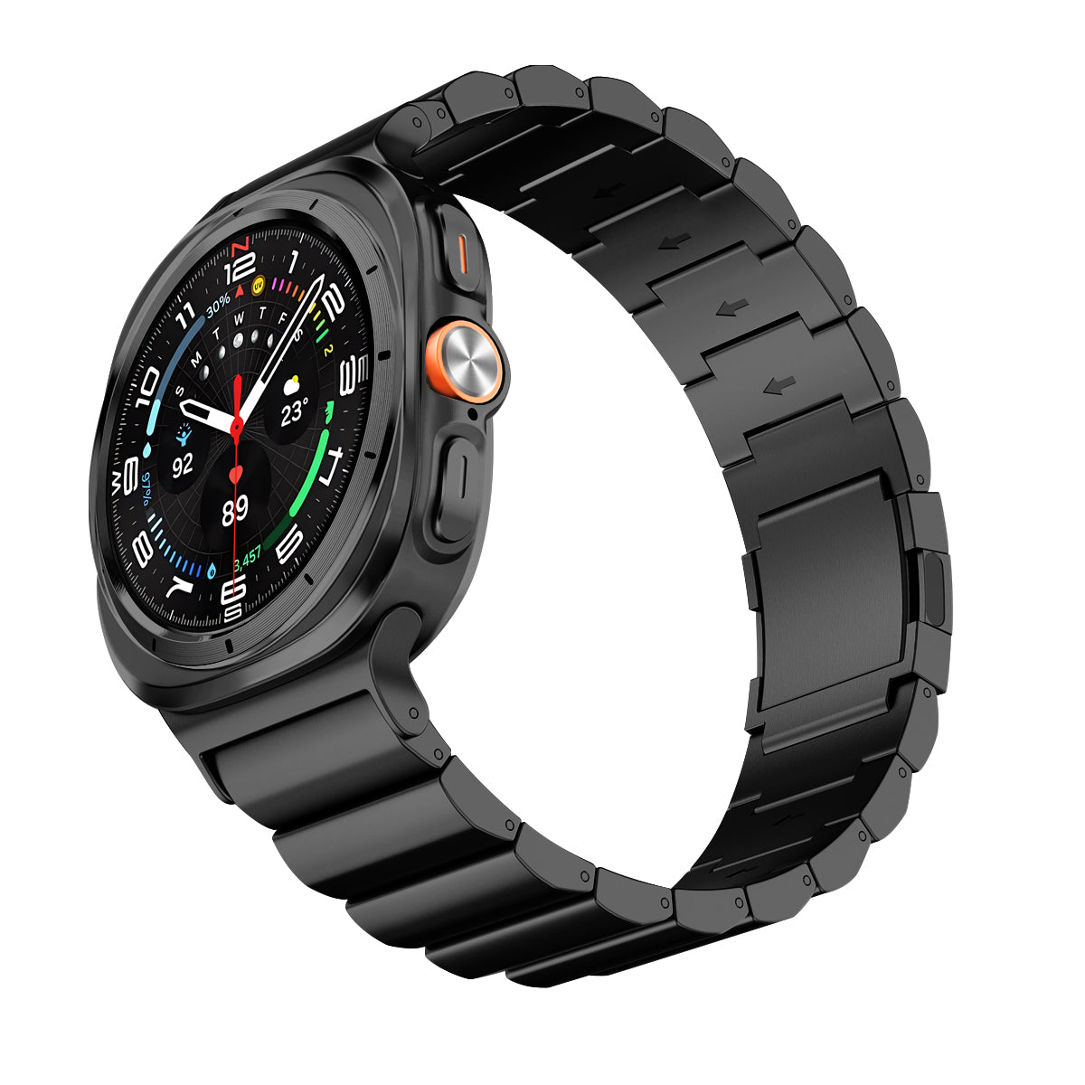 Correa de reloj Vireo Titanium 2.0 para Samsung Galaxy Watch Ultra, recubierta con DLC