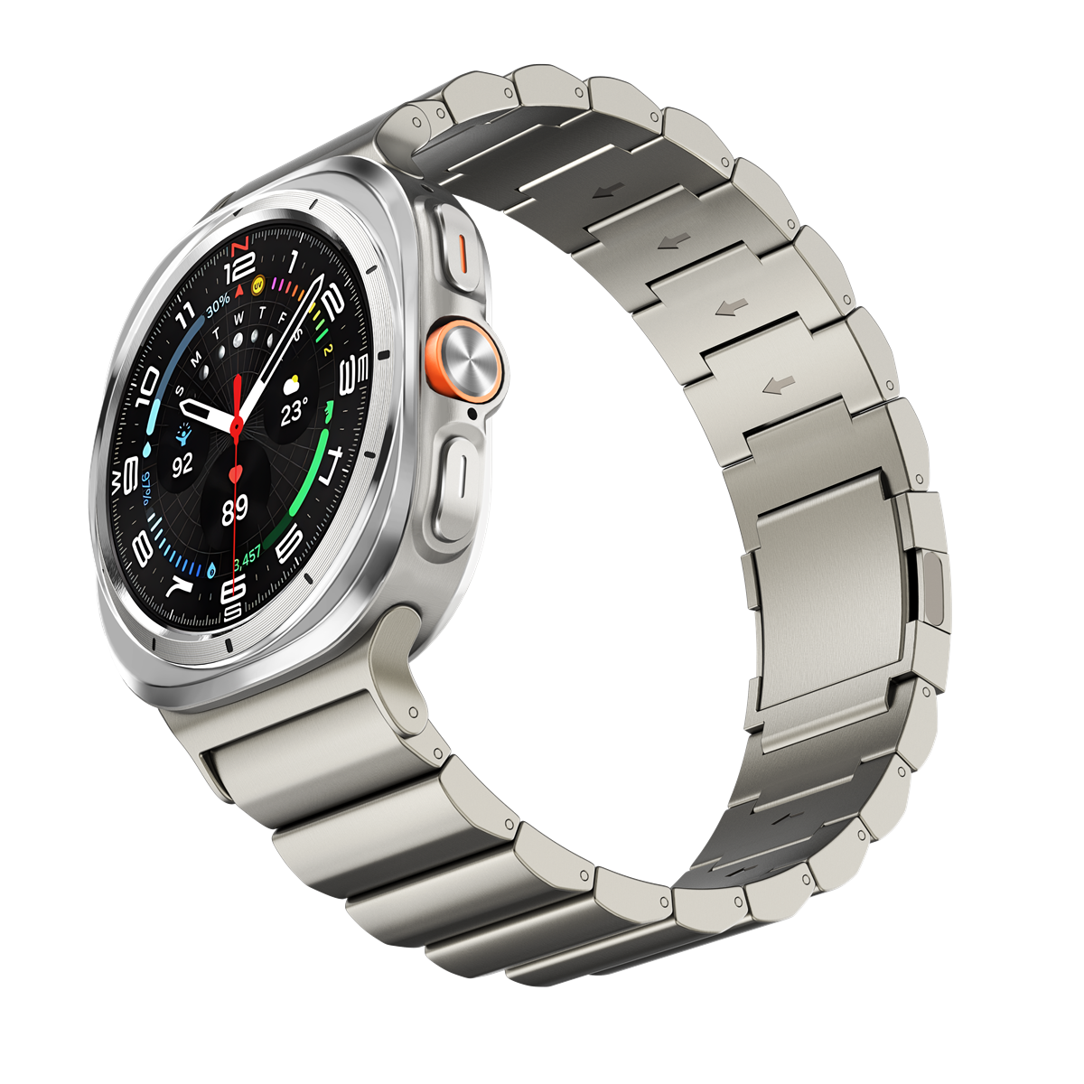 Correa de reloj Vireo Titanium 2.0 para Samsung Galaxy Watch Ultra, recubierta con DLC