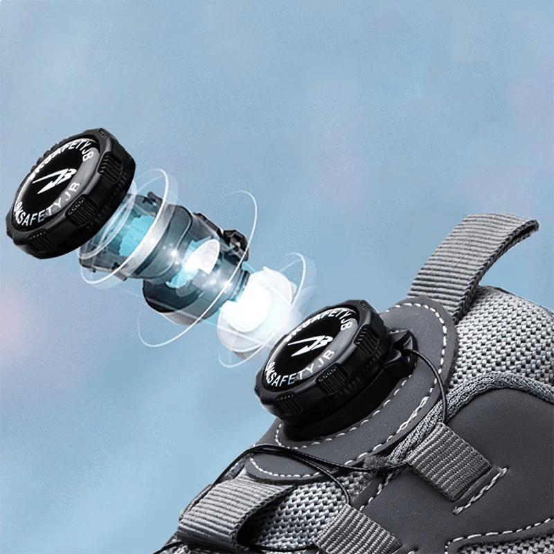 Męskie buty robocze, konstrukcja podeszwy StratoStride umożliwiająca szybką wymianę