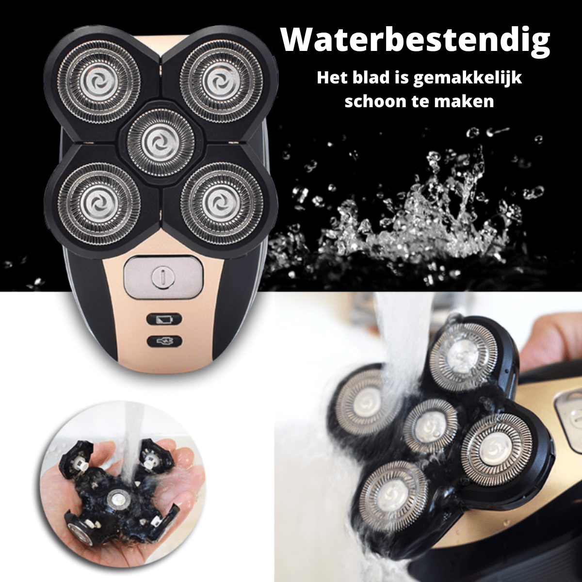 5-i-1 trimmer med flytande rakhuvuden och tillbehör - Fioriscas