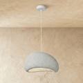 Candeeiro Pendente Cloudveil Sand Inspirado no Minimalismo Wabi Sabi