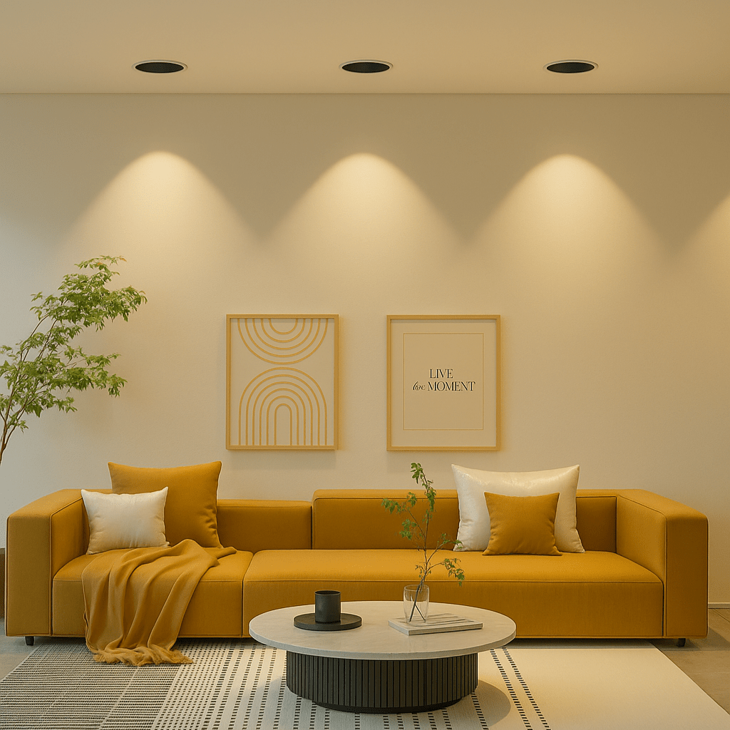 Spot encastré LED NovaSilis réglable pour plafonds modernes