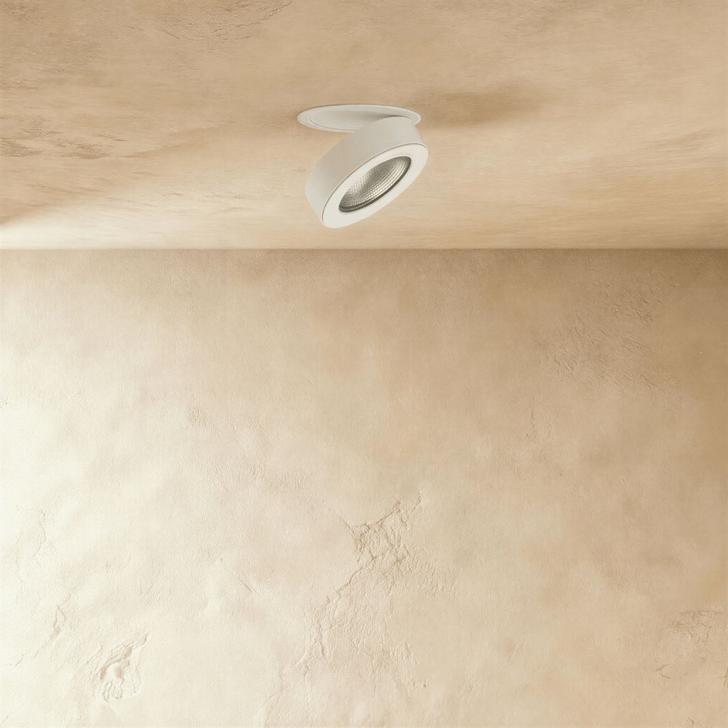 LumenSphere 360 roterande aluminium downlight för mångsidig spotbelysning