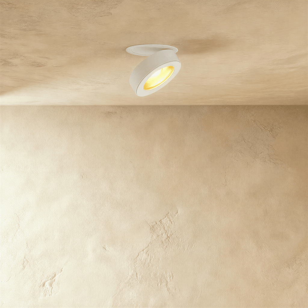 LumenSphere 360 roterande aluminium downlight för mångsidig spotbelysning